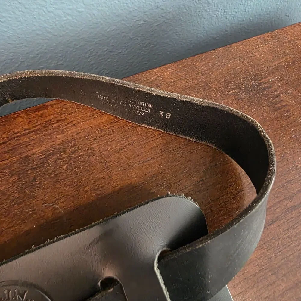 Klein Tools Leather Tool Pouch 5127 Heavy-Duty Leather Tool Belt Work Belt Black